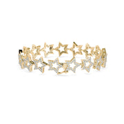 Diamond Star-Link Chain Bracelet