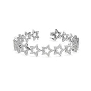 Diamond Star-Link Chain Bracelet