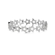 Diamond Star-Link Chain Bracelet