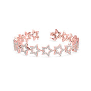 Diamond Star-Link Chain Bracelet