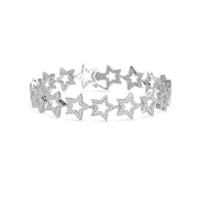 Diamond Star-Link Chain Bracelet