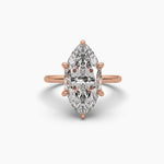 4.5 Carat Solitaire Diamond Marquise Marvel Ring