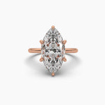 4.5 Carat Solitaire Diamond Marquise Marvel Ring
