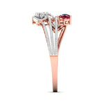 Elegant Pear Shape Diamond Bangle