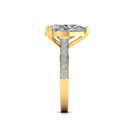 5 Carat Centre Solitaire Heart Diamond Ring