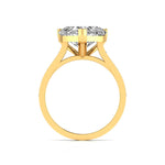 5 Carat Centre Solitaire Heart Diamond Ring
