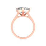 5 Carat Centre Solitaire Heart Diamond Ring