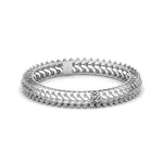 Round Cut Diamond Bangle Pair