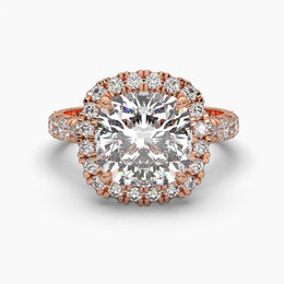 5.5 Carat Majestic Halo Diamond Ring