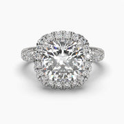 5.5 Carat Majestic Halo Diamond Ring