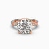 5 Carat Solitaire Round Diamond Dynasty Ring