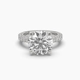 5 Carat Solitaire Round Diamond Dynasty Ring