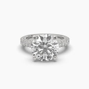 5 Carat Solitaire Round Diamond Dynasty Ring
