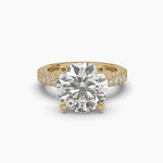 5 Carat Solitaire Round Diamond Dynasty Ring