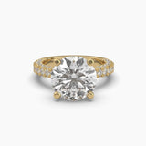 5 Carat Solitaire Round Diamond Dynasty Ring
