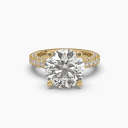 5 Carat Solitaire Round Diamond Dynasty Ring