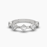 5 Round Cut Diamond Adjustable Ring