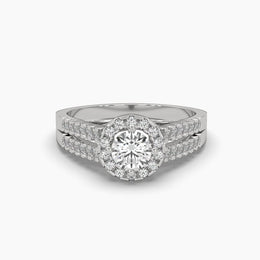 Round Cut Centre Solitaire Diamond Ring