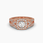 Round Diamond Centre Solitaire Ring