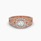 Round Diamond Centre Solitaire Ring