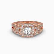 Round Diamond Centre Solitaire Ring