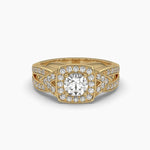 Round Diamond Centre Solitaire Ring