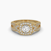 Round Diamond Centre Solitaire Ring