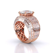 6 Carat Solitaire Cushion Diamond Ring