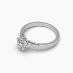 Love's Embrace Solitaire Diamond Ring