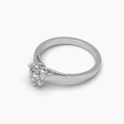 Love's Embrace Solitaire Diamond Ring