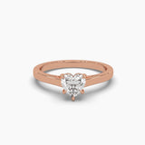 Love's Embrace Solitaire Diamond Ring