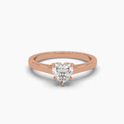 Love's Embrace Solitaire Diamond Ring