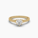 Love's Embrace Solitaire Diamond Ring