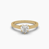 Love's Embrace Solitaire Diamond Ring