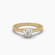 Love's Embrace Solitaire Diamond Ring