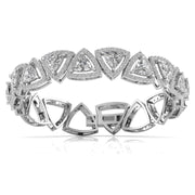 7.2 Carat Trillion Diamonds Bracelet