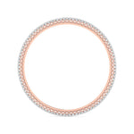 Dazzling 4 Pointer Round Diamond Bangle Pair