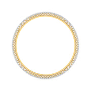 Dazzling 4 Pointer Round Diamond Bangle Pair