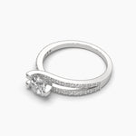 Round Cut Diamond Solitaire Ring For Her