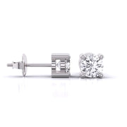0.8 Carat Each Round Diamonds Studs