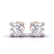 0.8 Carat Each Round Diamonds Studs