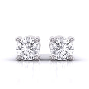 0.8 Carat Each Round Diamonds Studs