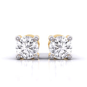 0.8 Carat Each Round Diamonds Studs