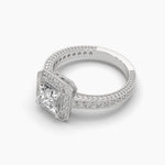 Princess Diamond Centre Solitaire Ring