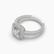 Princess Diamond Centre Solitaire Ring