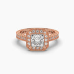 Princess Diamond Centre Solitaire Ring