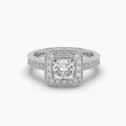 Princess Diamond Centre Solitaire Ring