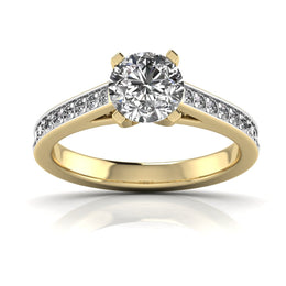 1 Carat Aadvin Solitaire Diamond Ring