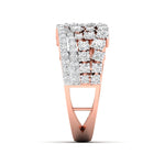 Abstract Cluster Diamond Ring