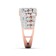Abstract Cluster Diamond Ring